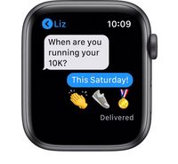 Image of Apple Watch NIKE SERIES 6 GPS 44mm,Space Gray Aluminum Case With Anthracite/Black Nike Sport Band